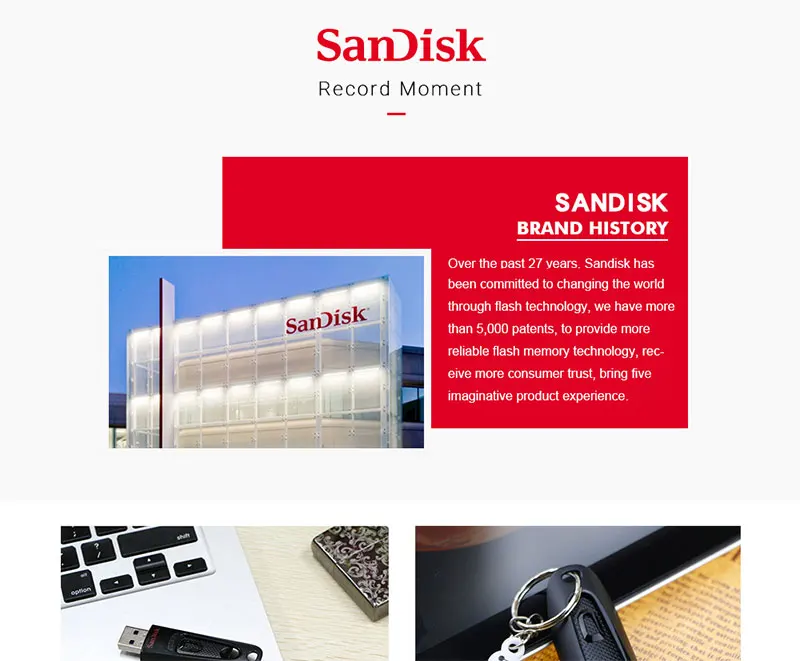 SanDisk Ultra CZ48 флеш-накопитель USB 3,0 16 ГБ 32 ГБ usb-носитель Stick 64 мини ручка накопители 128 U диск 100 МБ/с.. для ПК/ТВ/Автомобильный плеер