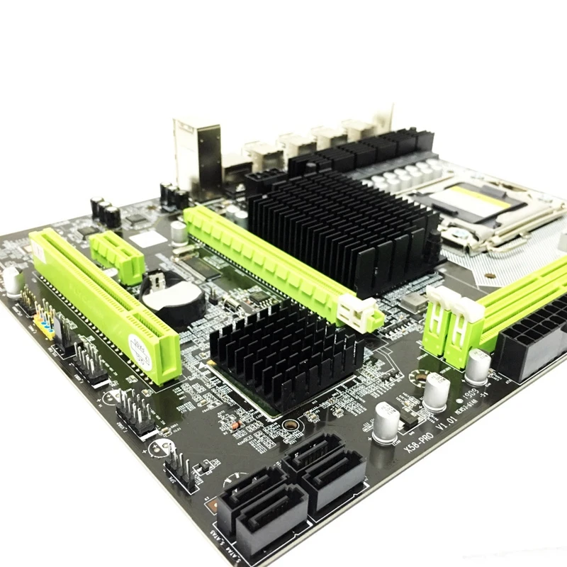 X58 Motherboard Lga 1366 Ddr3 Ecc/Reg Memory Support For Xeon X5550 X5675 X5680 X5690 E5520 E5540 Server