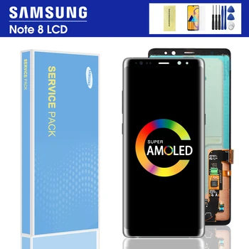 

ORIGINAL 6.3'' SUPER AMOLED LCD for SAMSUNG GALAXY Note 8 Note8 N950 N950F Display Touch Screen Digitizer Assembly