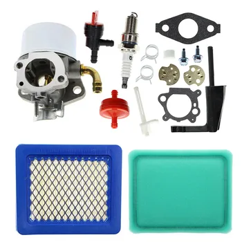 

Carburetor Kit Replacement For Craftsman Tiller Intek 190 6HP 206 5.5hp Engine Air Filter Pre Filter Fuel Filter Cut Off Valve