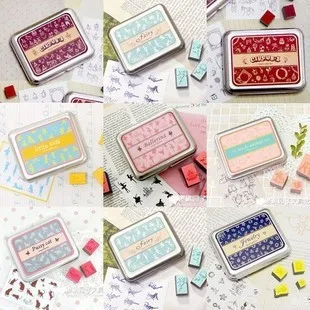 

New 2020 DIY Album Tin Box Lovely Rubber Stamps Bird Kid Jewelry Fairy Ballerina Animal Cat Circouse Tin Box Stamps Gift Fashion