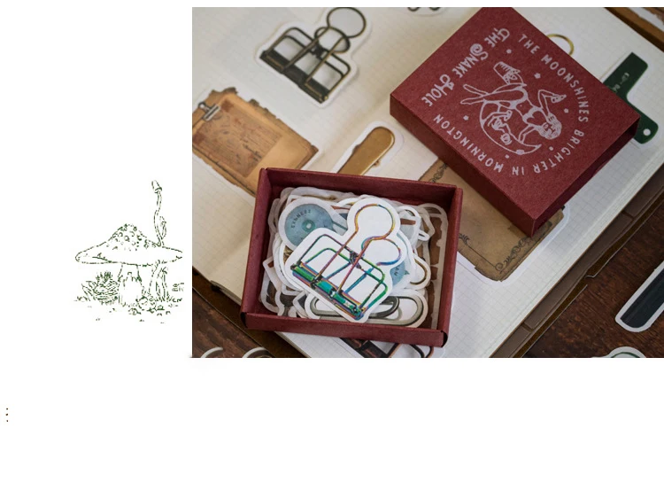 Yuxian наклейка на спичечный коробок Винтажная Коллекция серии Творческий Журнал DIY материал украшение стикер s 4
