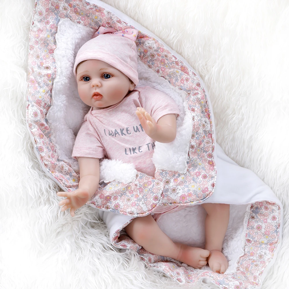 Decdeal Reborn Baby Doll 22 дюймов 55 см милое лицо реалистичное мягкое прикосновение детские куклы игровой дом игрушка для маленькой девочки подарок на день рождения набор
