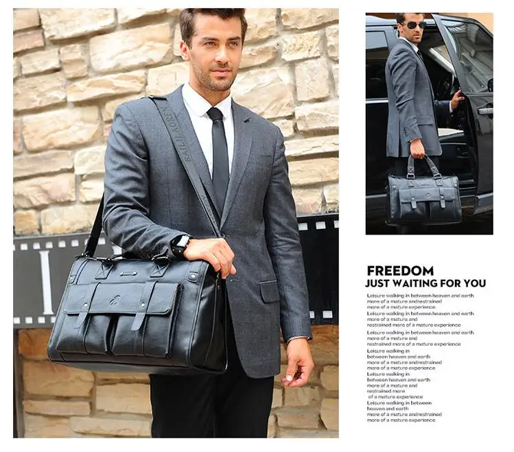 Роскошный брендовый мужской деловой портфель из натуральной кожи, модная мужская сумка в ретро стиле, сумка на плечо, осень, новинка 2,5