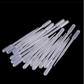 

50Pcs 0.2ml/0.5ml/1ml/2ml/3ml/5ml PET Transparent Disposable safe Plastic Eye Dropper Laboratory Tools Pipettes Dropper