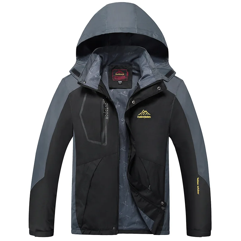 

Spring And Autumn Men's And Women's Raincoat Jacket Thin Outdoor Wind-Resistant Waterproof Breathable Hooded Mountaineering