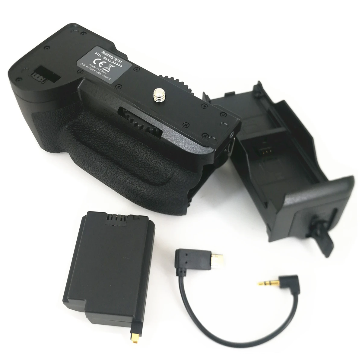 Vertical Battery Grip Holder For Sony A6600 Camera To Hold 2pcs Fz100