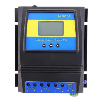 

Automatic ATS Dual Power Transfer Switch Solar Charge Controller for Solar Wind System DC 12V 24V 48V AC 110V 220V on/off Grid