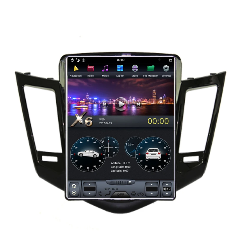 Perfect NAVITOPIA 10.4inch 4G+64GB Tesla Style Vertical Screen Android 8.1 Car DVD GPS Navigation for Chevrolet Cruze 2008-2015 9