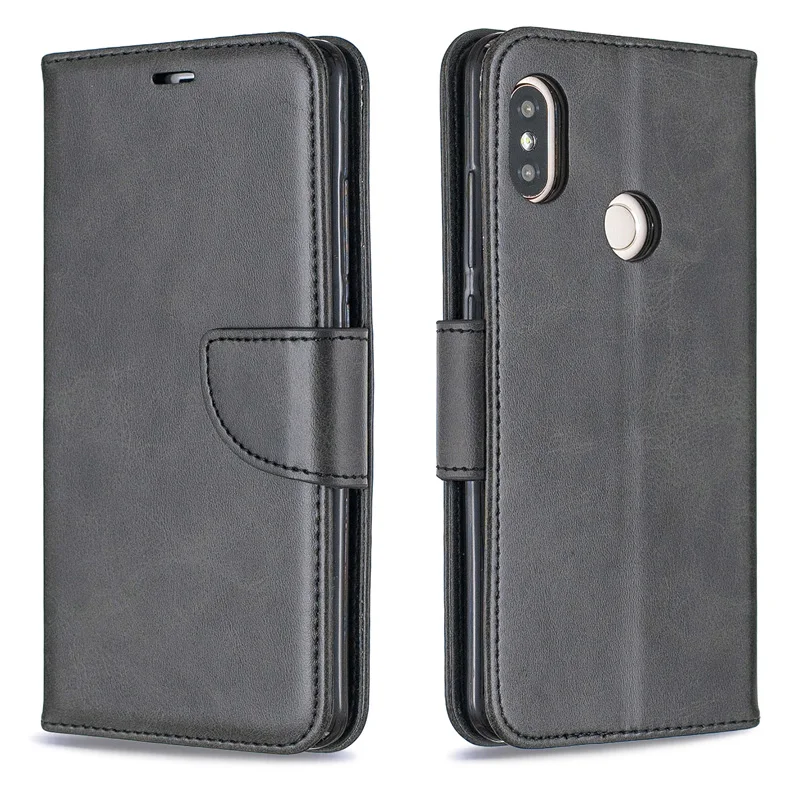 

PU Leather + Soft Silicone Case For Xiaomi Redmi Note 5 Pro Cover Flip Wallet Book Bag on Red Mi Note 5 Global Magnet Cases