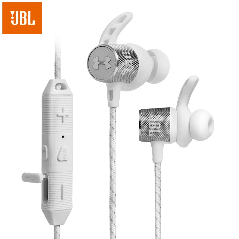 JBL мкА реагируют Беспроводные спортивные наушники Bluetooth Профессиональные Водонепроницаемые наушники глубокий бас гарнитура громкой связи с Micphone