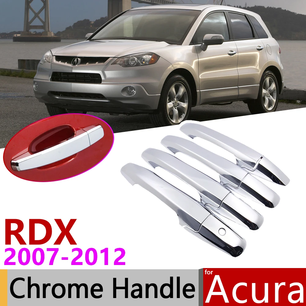 Роскошная хромированная крышка для ручки двери Acura RDX TB1 2007 ~ 2012 аксессуары