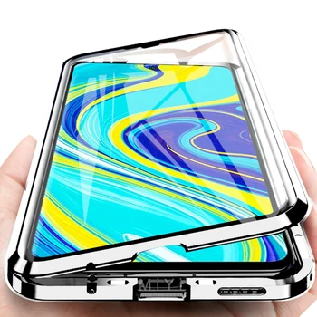 

360° full protective adsorption magnetic flip case for xiaomi redmi note 9s 9 s pro max cases cover readmi notes 8 pro 8t coque