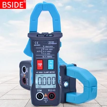 Смарт-клещи BSIDE ZT-QB1 600A ток TRMS авто-ранг DC AC Напряжение Амперметр Гц Ом NCV Тестер DMM мультиметр