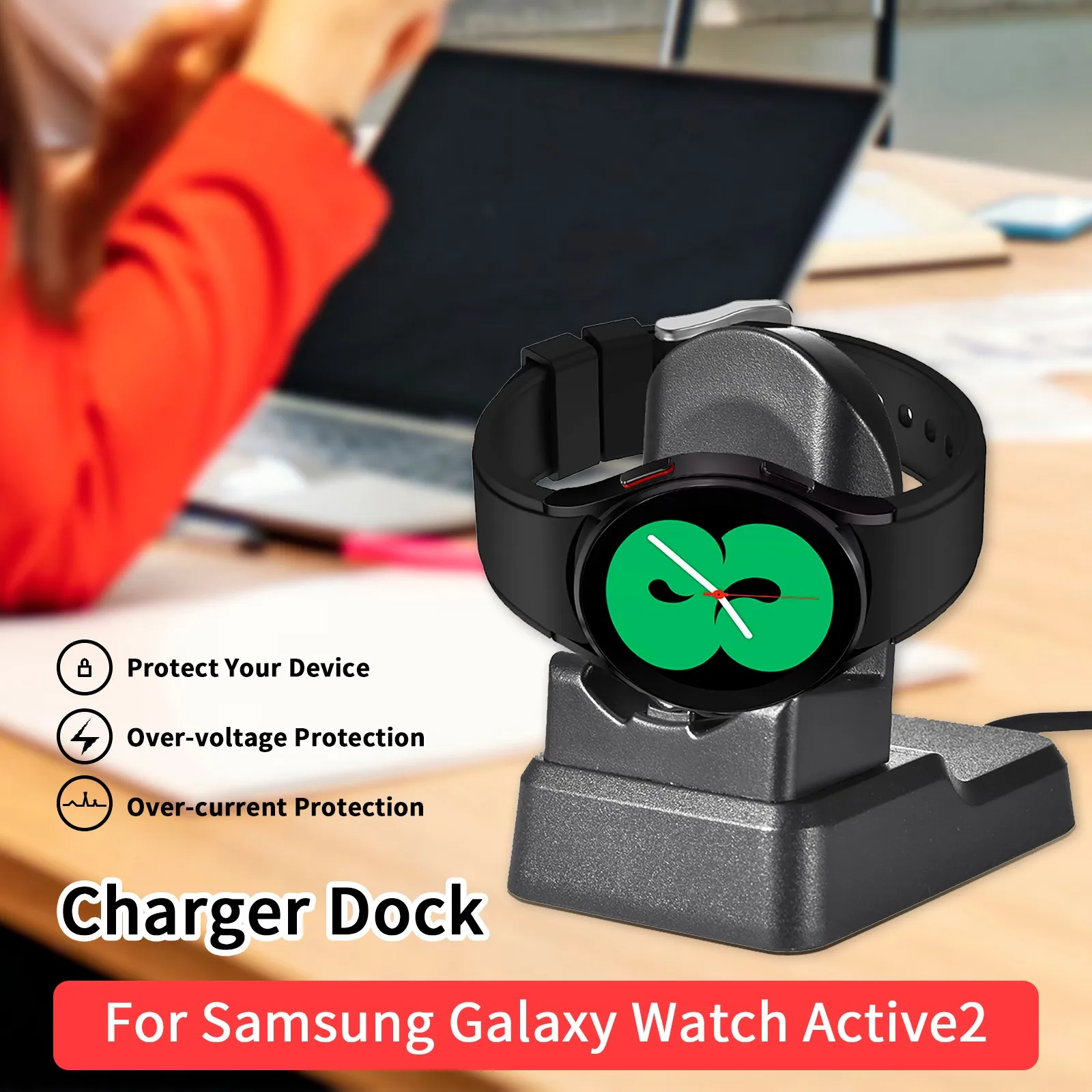 Зарядная док-станция для Samsung Galaxy Active2 R820 R830 R840 R850 R500 Watch4 база беспроводной зарядки