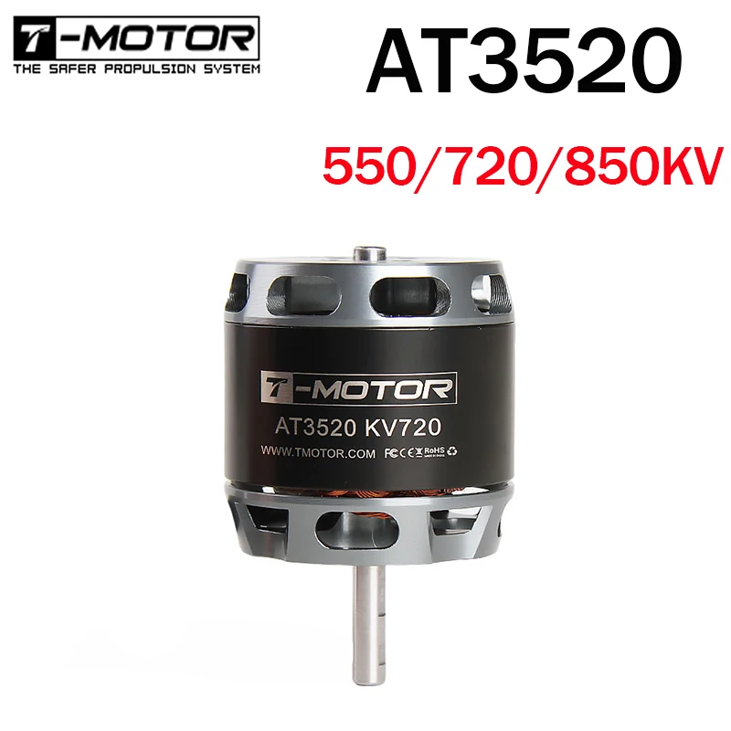 T MOTOR AT3520 длинный вал KV550 KV720 KV850 бесщеточный двигатель для дальних дронов