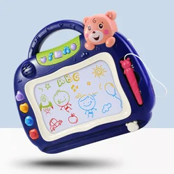 Prancheta magnética montessori para bebês, prancheta de desenho para crianças de 2 a 4 anos, desenho para crianças pequenas