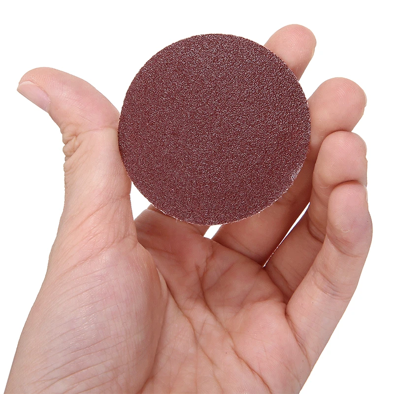 1/4'' Shank 50mm Sanding Disc 60180 Grits Circle Sander Discs