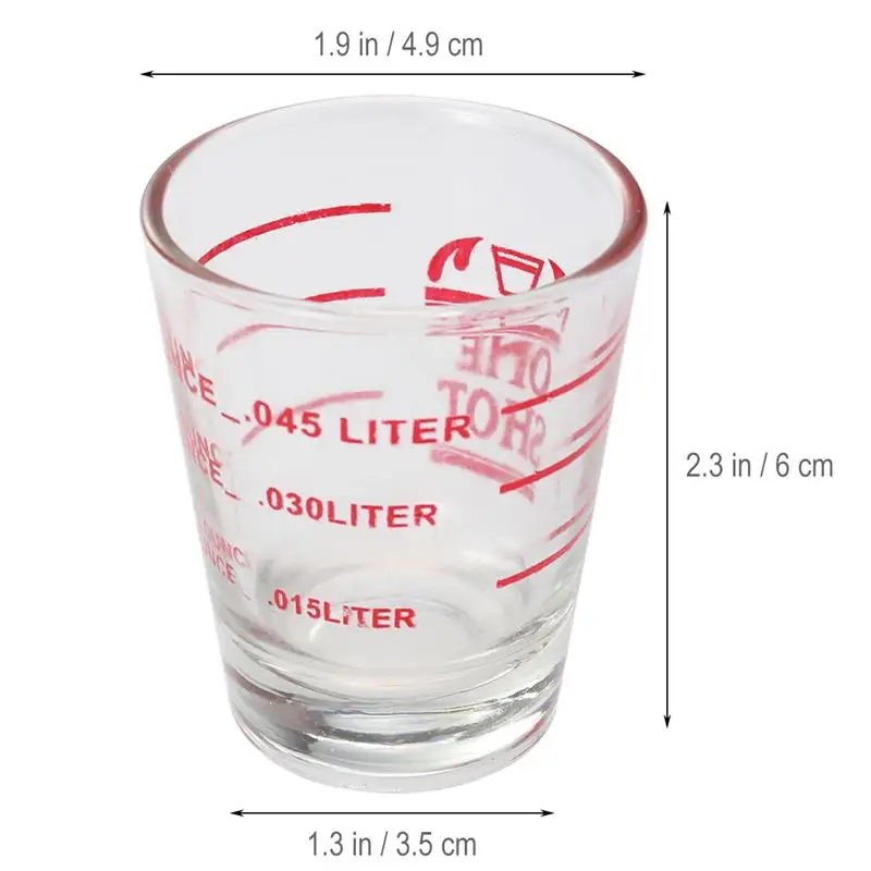 30 мл стеклянный стакан, мерный стакан, эспрессо, стеклянный стакан для измерения жидкости, унция, чашка со шкалой, кухонные измерительные инструменты, принадлежности