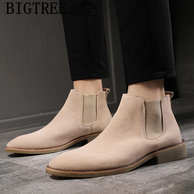 

Chelsea Boots Men Military Shoes+male Ankle Boots Men Coiffeur Winter Shoes Men Italian Brand Desert Men Boots Genuine Leather