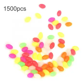 

1500Pcs Fishing Bead Set Plastic Oval Shaped Fish Lures 3 Size Carp Fishing Tackle Tools For Outdoor Winter Fly Fishing Accessor