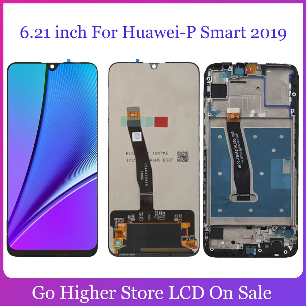 Оригинальный ЖК-экран 6 21 ''для Huawei P Smart 2019 ЖК-дисплей сенсорный экран