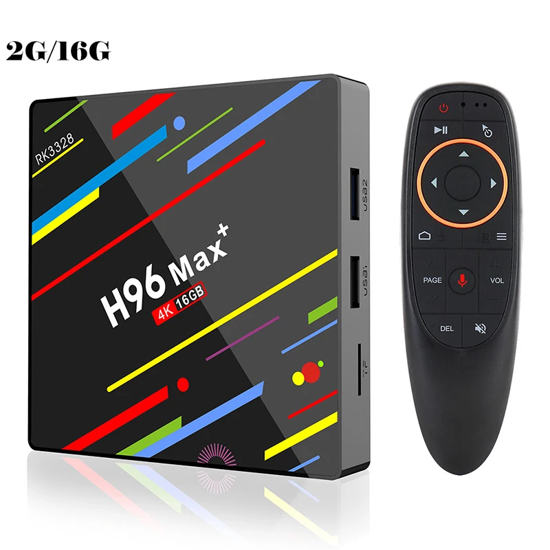 H96 MAX Plus tv Box Android 9,0 4 Гб ОЗУ 64 Гб RK3328 H.265 4K для Youtube Smart tv H96 MAX - Цвет: 2G 16G voice