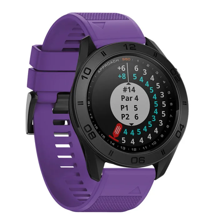 22 мм Quick Release Easy Fit силиконовый запасной ремешок для часов Garmin Fenix 5 Forerunner 935 Approach S60 FKU66