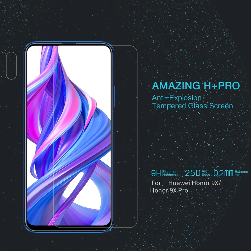 Для Huawei Honor 9x стекло pro закаленное Nillkin Amazing H + Pro защита для экрана 2.5D изогнутая