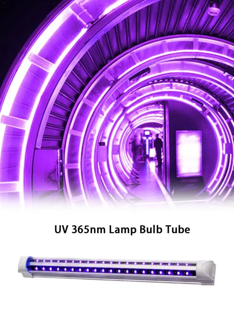T8 Светодиодный УФ-ламповый светильник 32 см светодиодный бактерицидный ультрафиолетовый светильник 10 Вт 2835SMD 40 светодиодный S 5 в Usb черный светильник с эффектом сценического КТВ-бара