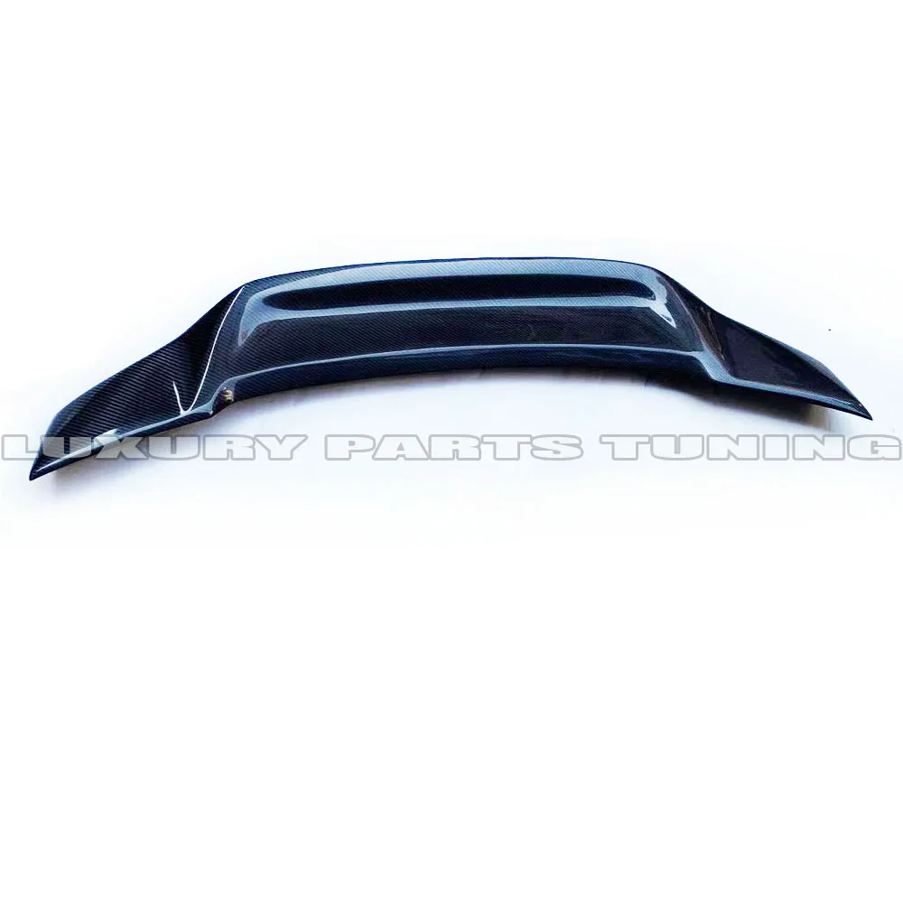 R Стиль c-класс купе карбоновое волокно заднее крыло спойлер для Benz W205 C205 купе 2DR C200 C220 C300 C43 C63