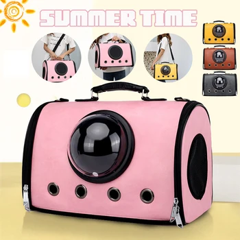

Outdoor Pet Cat Carrier Single Shoulder Dog Puppy Bag Cat Outdoor Travel Bag Puppy Carrying Bags Cage Pet Carrier Handbag