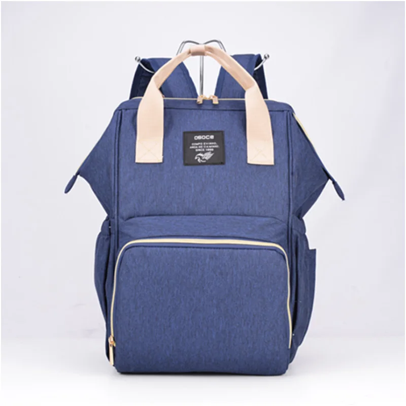 Dark Blue Большая скидка рюкзак для матерей для отдыха сумка для мамы и малыша для путешествий по уходу за ребенком Bolsas Maternidade однотонные детские сумки для подгузников для мам - Цвет: Dark Blue