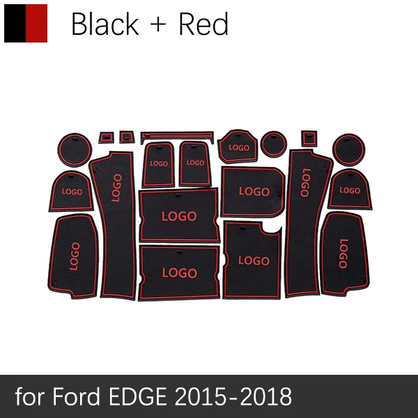 Противоскользящий коврик для Ford EDGE Endura второго поколения аксессуары ворота слот подставка анти-грязный дверной паз
