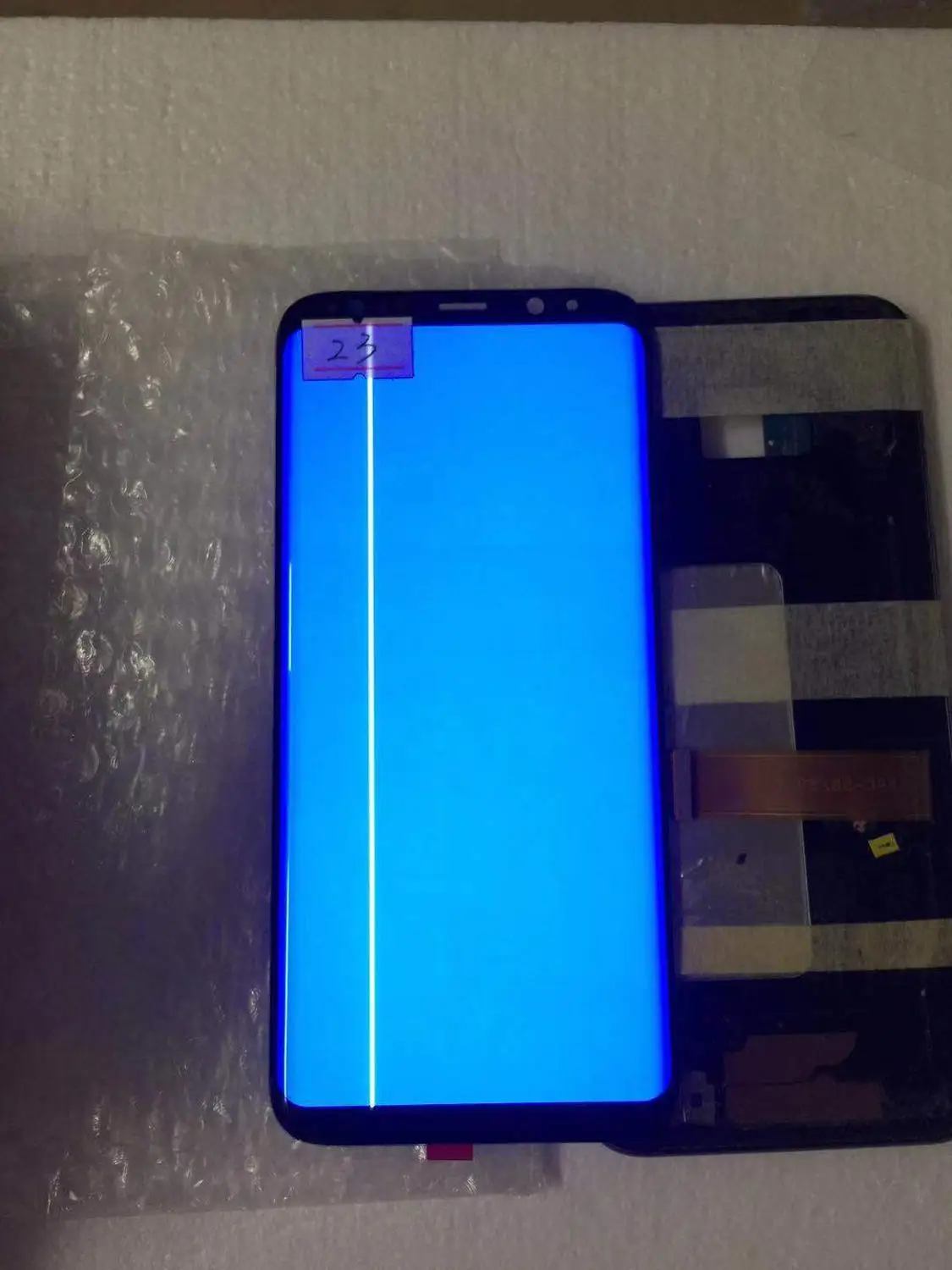 AMOLED с линией для samsung Galaxy S8 PLUS G955A G955U G955F ЖК-дисплей кодирующий преобразователь сенсорного экрана в сборе - Цвет: NO.23