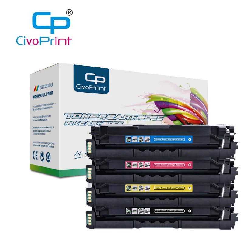 Cartuccia Toner A Colori Civoprint Clt-503L Clt-K503L Compatibile Per Stampante Laser Samsung Xpress Sl-C3010Nd C3060Fr 3.5K-6K Pagine