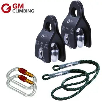 

GM CLIMBING Z-RIG Pulley System Hardware Kit for 2to1 or 3to1 Mechanical Advantage with Process Capture