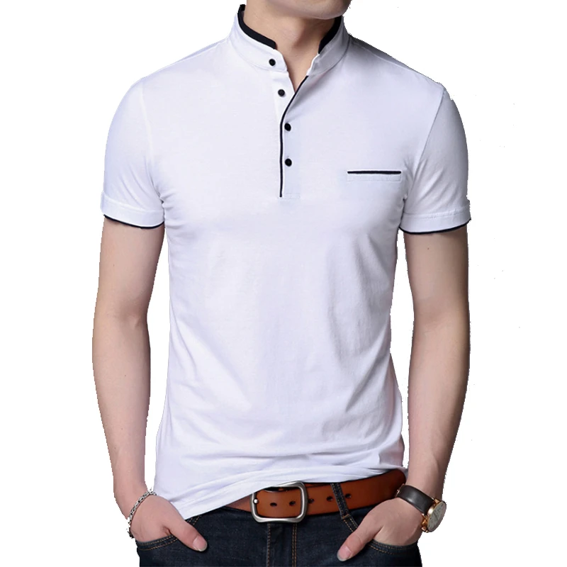 Космо MASA Slim Fit Повседневная футболка поло Мужская хлопковая с коротким рукавом