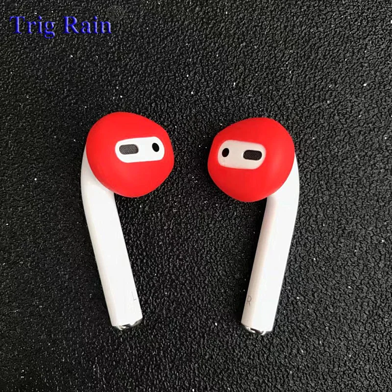 2 шт./пара амбушюры для Airpods Беспроводной Bluetooth для iphone 7 7plus наушники силиконовые вкладыши Шапки наушники чехол подушечки вкладышей