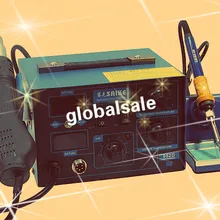 SAIKE 952D 750 Вт 2 в 1 фена паяльник паяльная станция для ремонта компьютера сварка