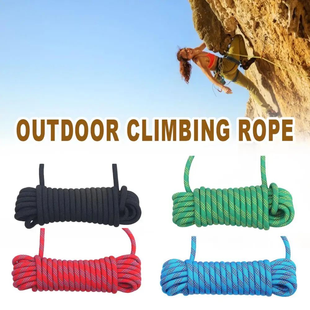 

18mm Outdoor Climbing Rope 10 Meters 48 stands Cores Paracord Rapid Drop Rope Aerial Work Rope Anti-Fall Insurance Climbing Rope
