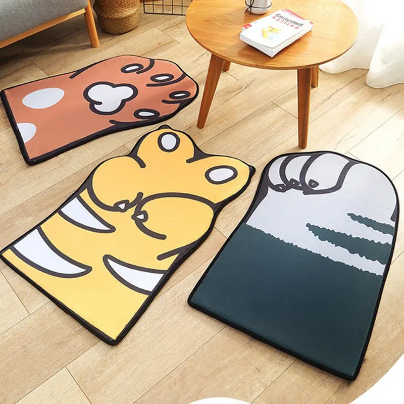 [Магазин MPK] лапа домашнего животного коврики мультфильм лапы одеяла Нескользящие подушки кошки собаки универсальные коврики