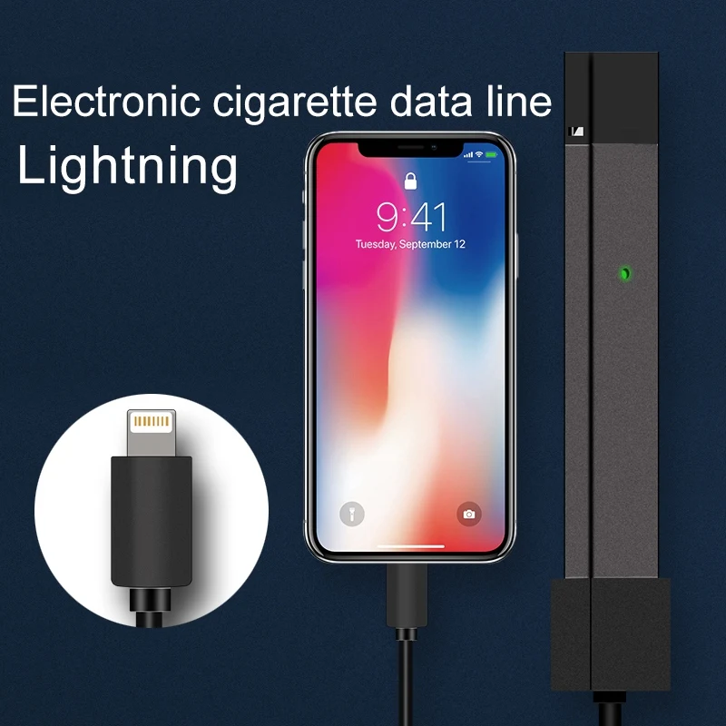 Elctronic сигаретное зарядное устройство 2,0 магнитный для Apple интерфейс кабель Шнур зарядки для Juul Vape Pod совместимый