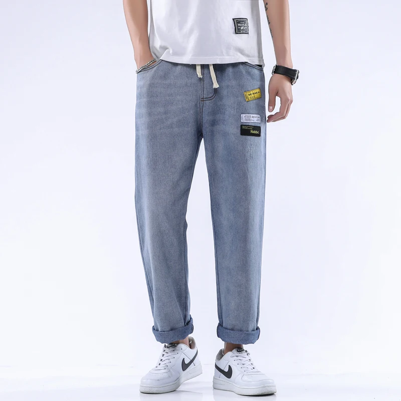 Casual Jeans for Men Classic Pants Straight Loose Denim Blue Jeans Men Jeans Pants Baggy Designer Brand Trousers Male 2020