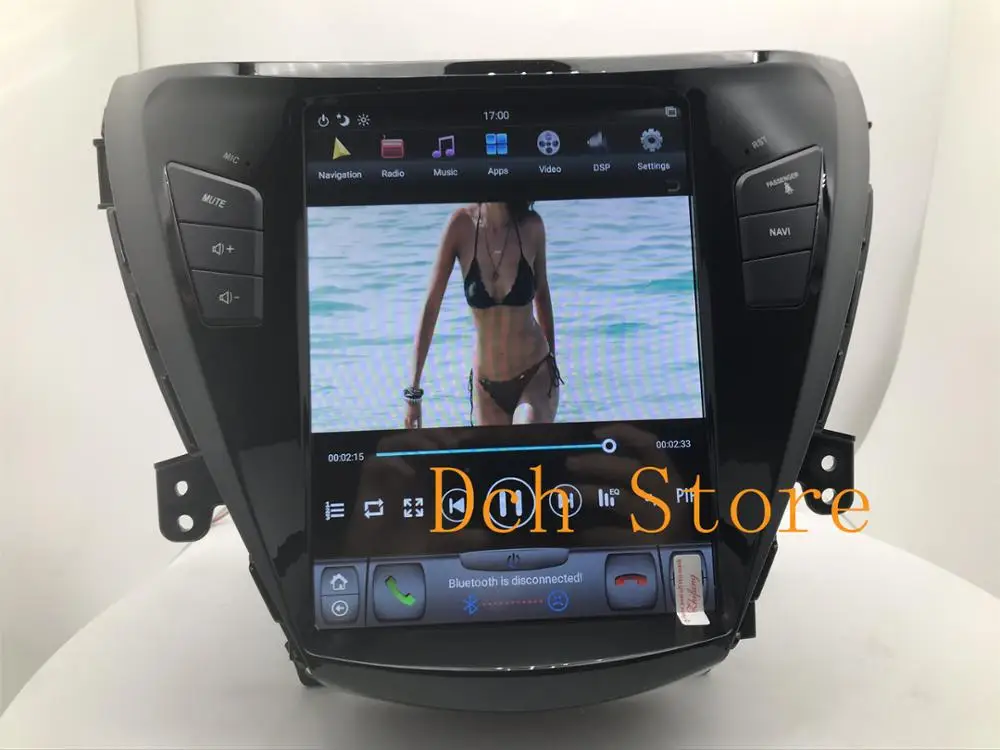 10 4 дюймовый вертикальный экран Tesla Style Android 9 0 автомобильный DVD GPS плеер для hyundai