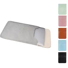 Новейший брендовый чехол из искусственной кожи для MacBook AIR 1", retina 13,3", 15,", 11", сумка-конверт для ноутбука,, Прямая поставка
