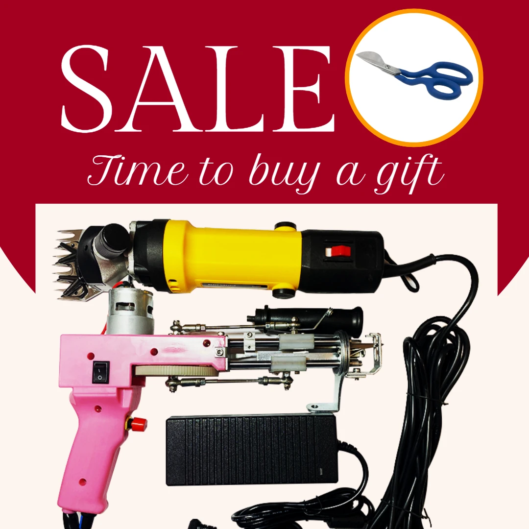 Electric Carpet Tufting Gun Set Carpet Weaving Flocking Machines With