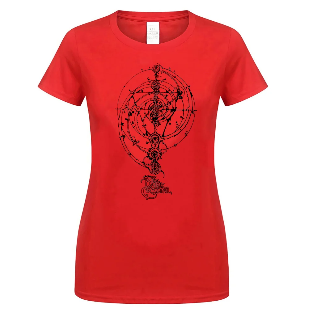 women red Dream Spiral темно-Хрустальная классическая белая футболка, лучший подарок для мужчин и женщин. Новейшая модная футболка - Цвет: women red