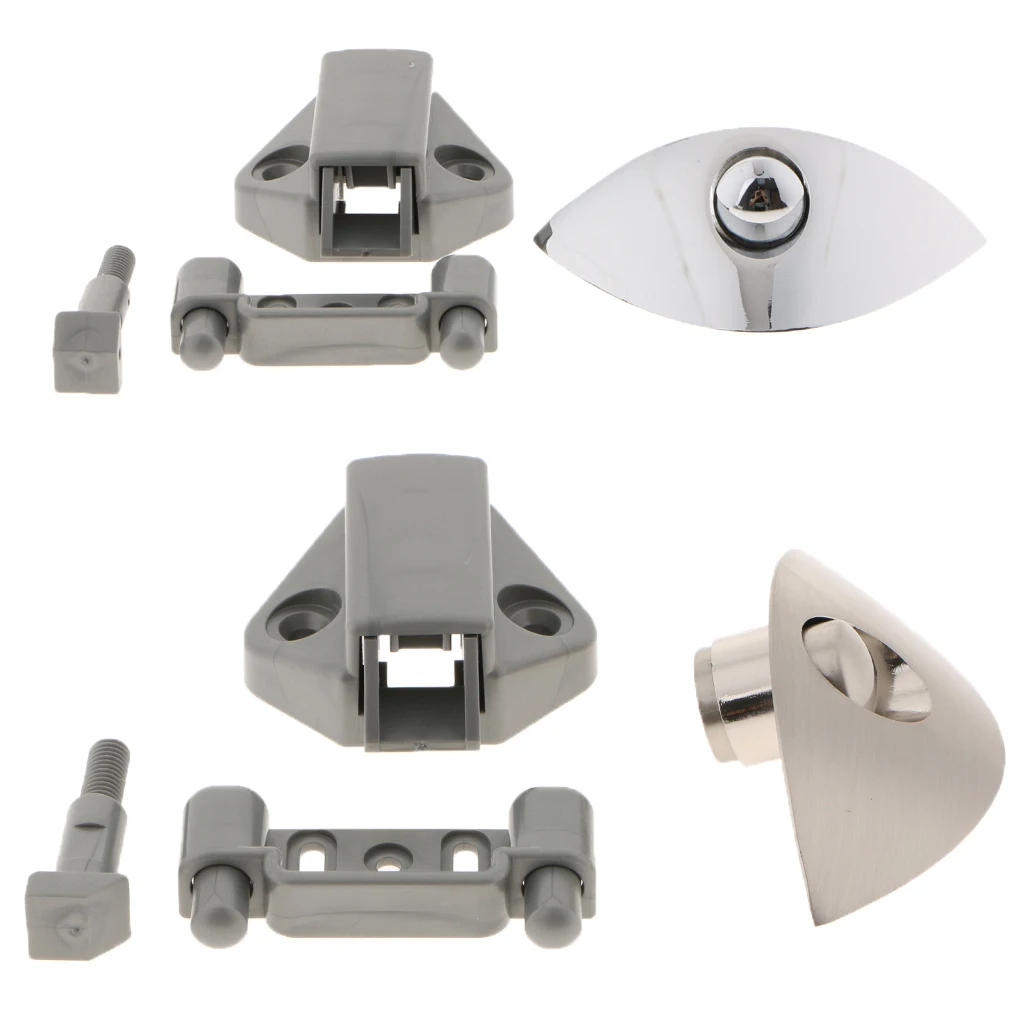 Half Moon Push Latch Knob Cabinet Lock RV Boat Cabinet Locks