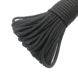 Vibrant Multicolor 550 Paracord Type III - 100FT/50FT Survival Cord Kit Wholesale - 5 meters (Black)